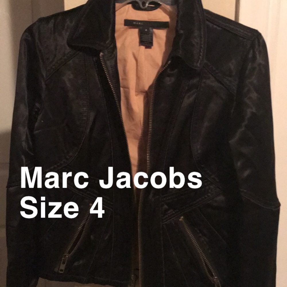 Faux leather jacket